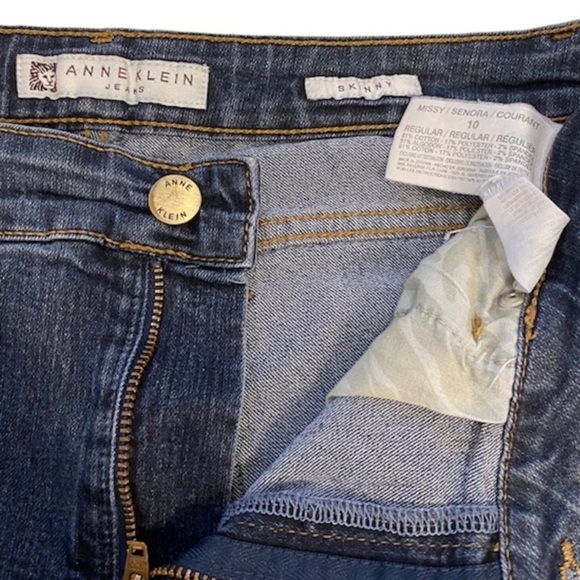 Anne Klein Missy Skinny Jeans Women’s Size 10 - Picture 3 of 4
